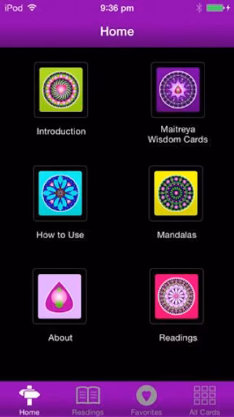 Maitreya Wisdom Cards Screenshot 1 - AppWisp.com Maitreya Wisdom Cards Screenshot 1 - AppWisp.com