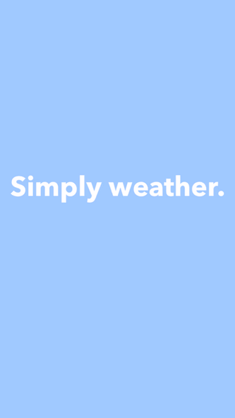 Simply Weather. Screenshot 1 - AppWisp.com Simply Weather. Screenshot 1 - AppWisp.com