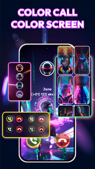 Call Theme & Color Phone Call Screenshot 1 - AppWisp.com Call Theme & Color Phone Call Screenshot 1 - AppWisp.com