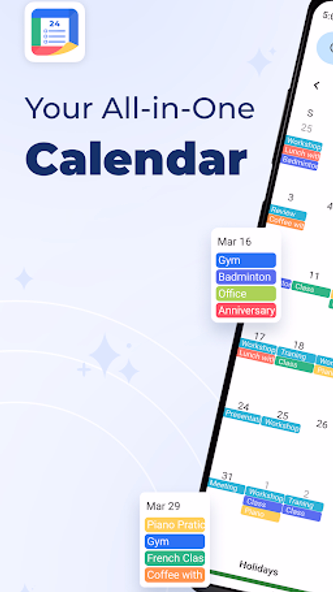 Calendar Planner - Agenda app Screenshot 1 - AppWisp.com
