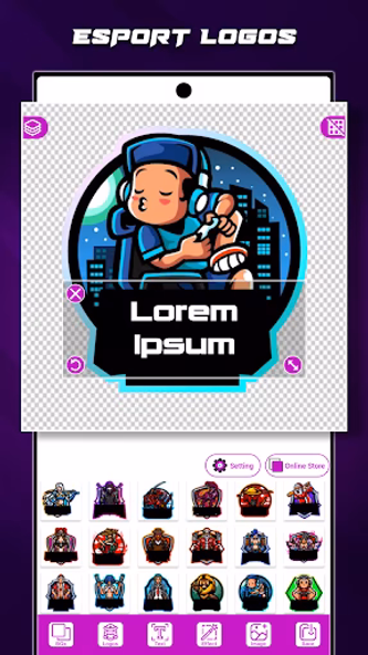Esports - Logo Maker Screenshot 3 - AppWisp.com Esports - Logo Maker Screenshot 3 - AppWisp.com