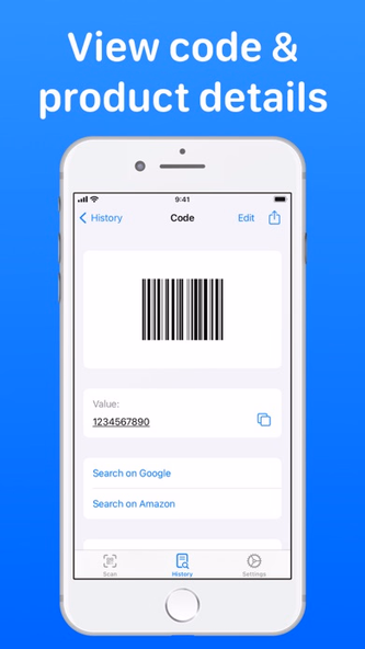 Barcode QR Code Scanner Reader Screenshot 3 - AppWisp.com Barcode QR Code Scanner Reader Screenshot 3 - AppWisp.com