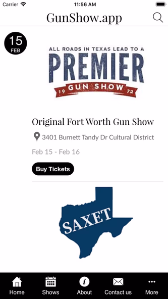 GunShow.App Screenshot 2 - AppWisp.com GunShow.App Screenshot 2 - AppWisp.com