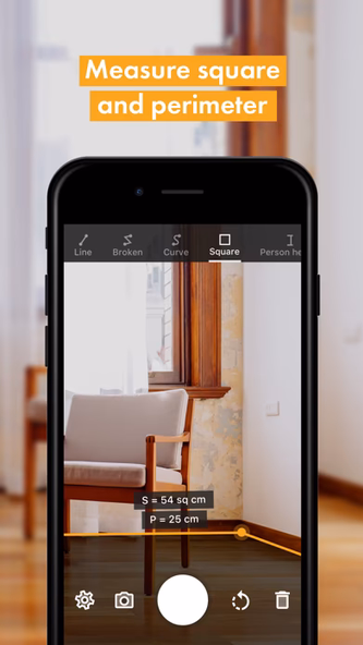 AR Ruler ONE Screenshot 4 - AppWisp.com AR Ruler ONE Screenshot 4 - AppWisp.com