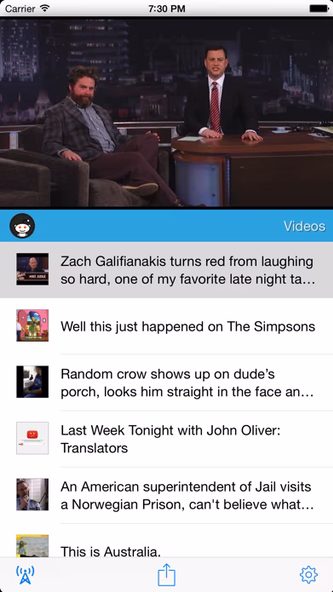 TV for Reddit Screenshot 1 - AppWisp.com TV for Reddit Screenshot 1 - AppWisp.com