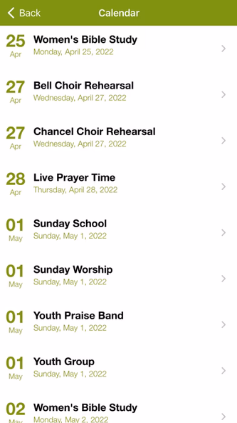 Green Acres Presbyterian Screenshot 2 - AppWisp.com Green Acres Presbyterian Screenshot 2 - AppWisp.com