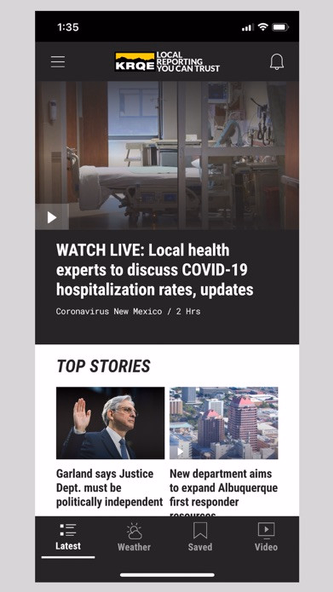 KRQE News - Albuquerque, NM Screenshot 1 - AppWisp.com KRQE News - Albuquerque, NM Screenshot 1 - AppWisp.com