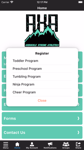 Arbuckle Xtreme Athletics Screenshot 3 - AppWisp.com Arbuckle Xtreme Athletics Screenshot 3 - AppWisp.com