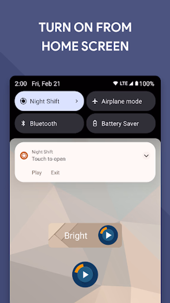 Night Shift: Blue light filter Screenshot 2 - AppWisp.com Night Shift: Blue light filter Screenshot 2 - AppWisp.com