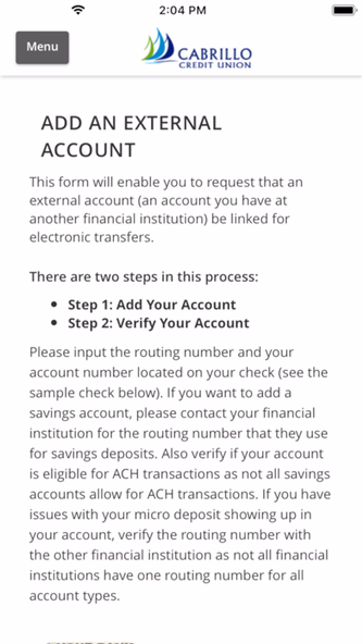 Cabrillo Credit Union Screenshot 2 - AppWisp.com Cabrillo Credit Union Screenshot 2 - AppWisp.com