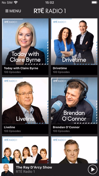RTÉ Radio Player Screenshot 2 - AppWisp.com RTÉ Radio Player Screenshot 2 - AppWisp.com