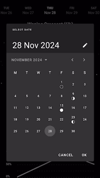 My Moon Phase - Lunar Calendar Screenshot 3 - AppWisp.com My Moon Phase - Lunar Calendar Screenshot 3 - AppWisp.com