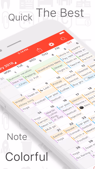 Awesome Calendar 2 Screenshot 2 - AppWisp.com Awesome Calendar 2 Screenshot 2 - AppWisp.com