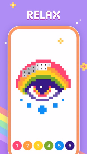 Bit Color by Number: Pixel Art Screenshot 3 - AppWisp.com Bit Color by Number: Pixel Art Screenshot 3 - AppWisp.com