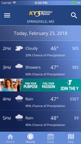 KY3 Weather Screenshot 2 - AppWisp.com KY3 Weather Screenshot 2 - AppWisp.com