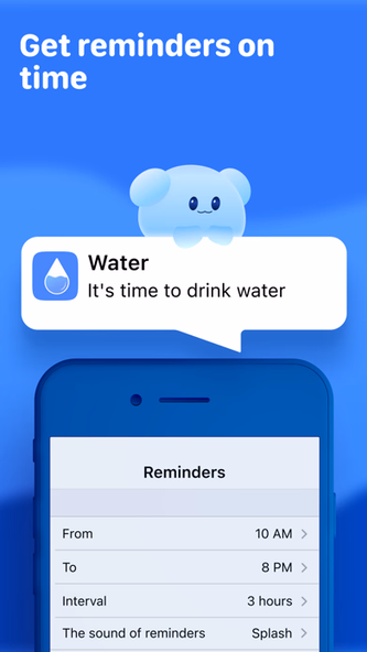 Water Tracker. Drink Reminder Screenshot 2 - AppWisp.com