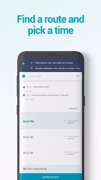 Shuttl - Daily office commute Screenshot 2 - AppWisp.com Shuttl - Daily office commute Screenshot 2 - AppWisp.com