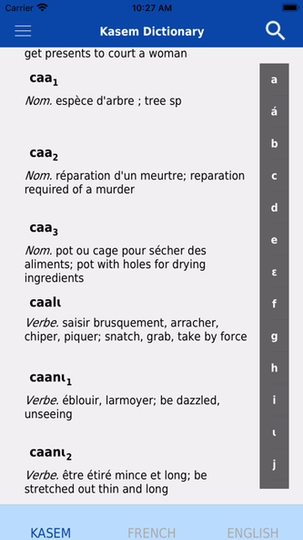 Kasem dictionary Screenshot 1 - AppWisp.com Kasem dictionary Screenshot 1 - AppWisp.com