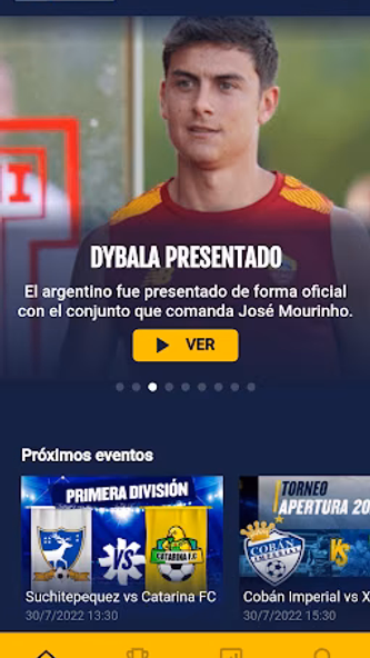 Tigo Sports Guatemala Screenshot 2 - AppWisp.com Tigo Sports Guatemala Screenshot 2 - AppWisp.com