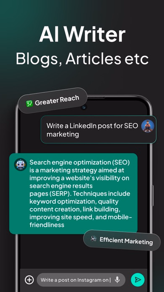 Gem AI: Ask Chatbot Anything Screenshot 4 - AppWisp.com Gem AI: Ask Chatbot Anything Screenshot 4 - AppWisp.com
