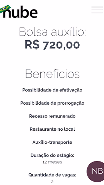 Nube Vagas Screenshot 3 - AppWisp.com Nube Vagas Screenshot 3 - AppWisp.com