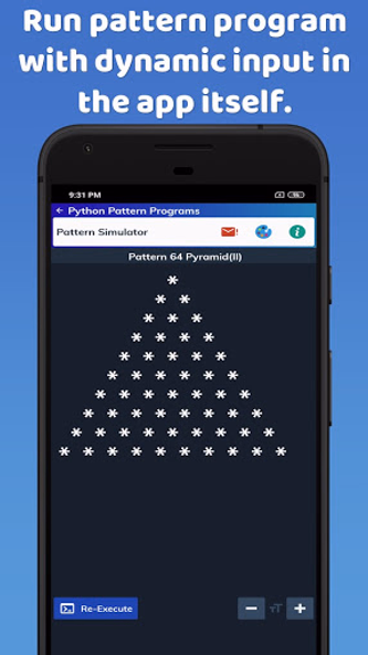 Python Pattern Programs Screenshot 4 - AppWisp.com Python Pattern Programs Screenshot 4 - AppWisp.com