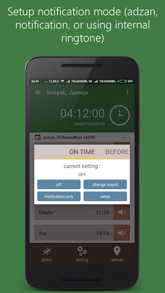 Prayer times, Qiblah, Adzan Screenshot 2 - AppWisp.com Prayer times, Qiblah, Adzan Screenshot 2 - AppWisp.com
