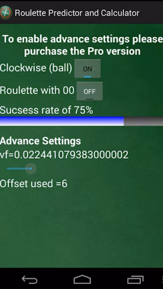Roulette Predictor &Calculator Screenshot 3 - AppWisp.com Roulette Predictor &Calculator Screenshot 3 - AppWisp.com
