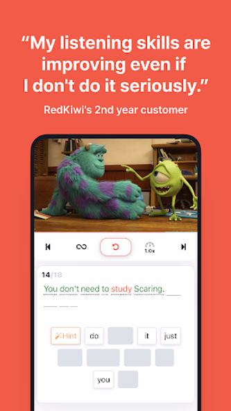 English Listening with RedKiwi Screenshot 2 - AppWisp.com English Listening with RedKiwi Screenshot 2 - AppWisp.com