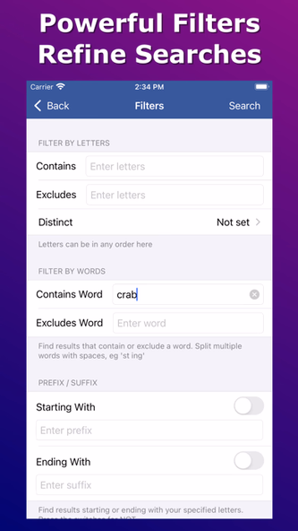 Anagram Solver - Crosswords Screenshot 4 - AppWisp.com Anagram Solver - Crosswords Screenshot 4 - AppWisp.com
