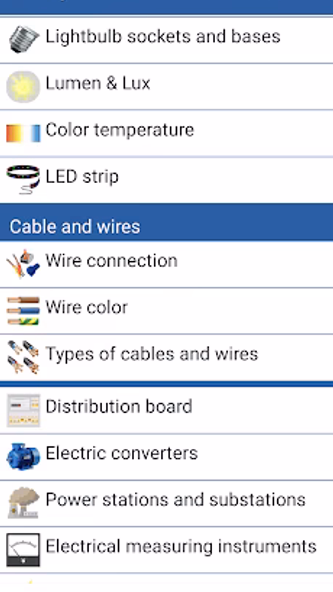 Electrician Handbook & Wiring Screenshot 2 - AppWisp.com Electrician Handbook & Wiring Screenshot 2 - AppWisp.com