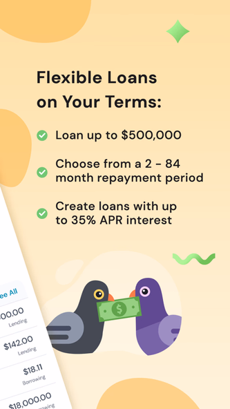Pigeon: Lend and Borrow Money Screenshot 2 - AppWisp.com Pigeon: Lend and Borrow Money Screenshot 2 - AppWisp.com