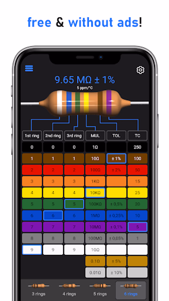 Resistance Calculator Screenshot 4 - AppWisp.com Resistance Calculator Screenshot 4 - AppWisp.com