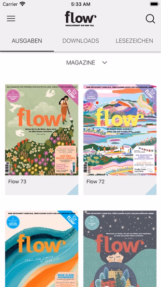 Flow Magazin Screenshot 1 - AppWisp.com