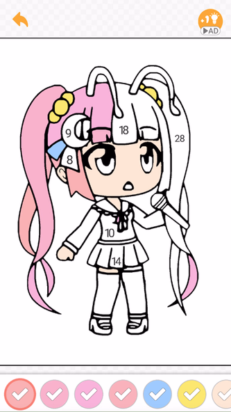 Princess Gacha ARTS Coloring! Screenshot 1 - AppWisp.com Princess Gacha ARTS Coloring! Screenshot 1 - AppWisp.com