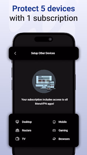 Mena VPN: Unlimited fast proxy Screenshot 3 - AppWisp.com Mena VPN: Unlimited fast proxy Screenshot 3 - AppWisp.com