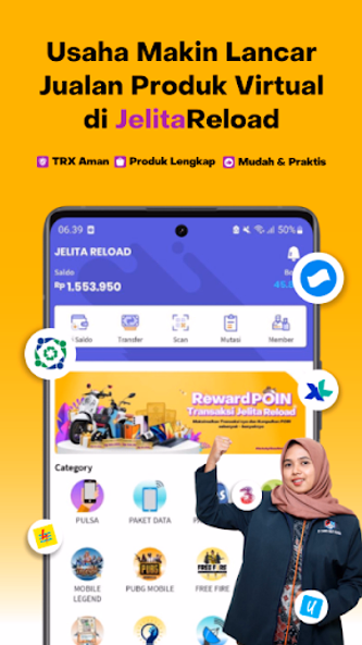 Jelita Reload Agen Pulsa Murah Screenshot 1 - AppWisp.com Jelita Reload Agen Pulsa Murah Screenshot 1 - AppWisp.com