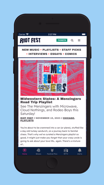 Riot Fest Screenshot 2 - AppWisp.com Riot Fest Screenshot 2 - AppWisp.com