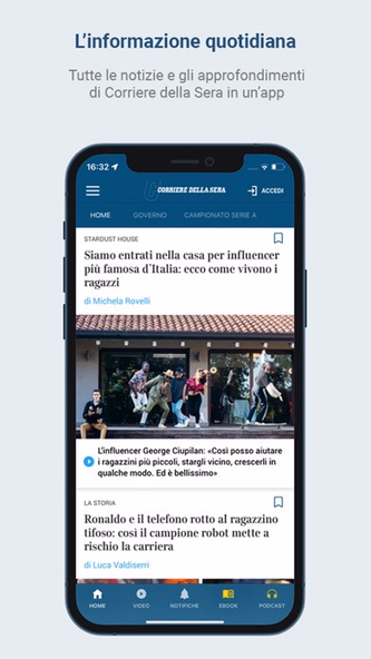 Corriere della Sera - Online Screenshot 1 - AppWisp.com Corriere della Sera - Online Screenshot 1 - AppWisp.com