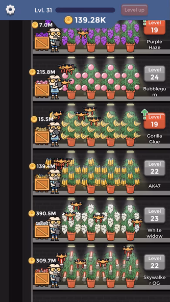 Weed Factory Idle Screenshot 3 - AppWisp.com Weed Factory Idle Screenshot 3 - AppWisp.com