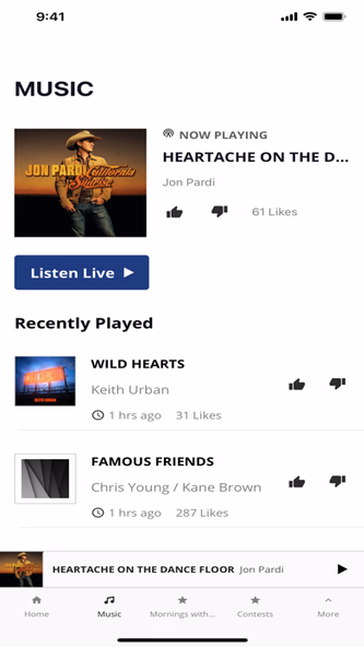 #1 for New Country 104.5 WFMB Screenshot 3 - AppWisp.com