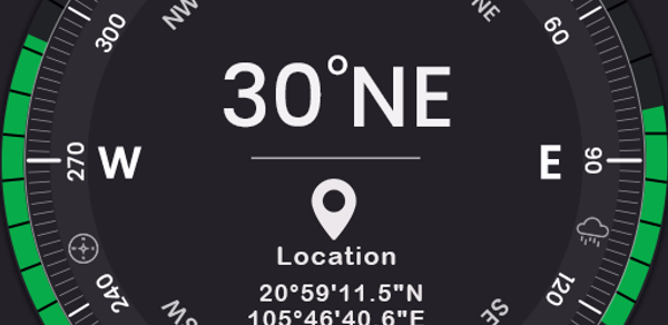 Digital Compass for Android Header - AppWisp.com Digital Compass for Android Header - AppWisp.com