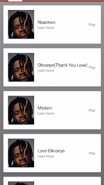Liam Voice Songs Screenshot 2 - AppWisp.com Liam Voice Songs Screenshot 2 - AppWisp.com