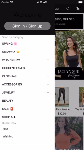 Jaclyn Sue Boutique Screenshot 3 - AppWisp.com Jaclyn Sue Boutique Screenshot 3 - AppWisp.com