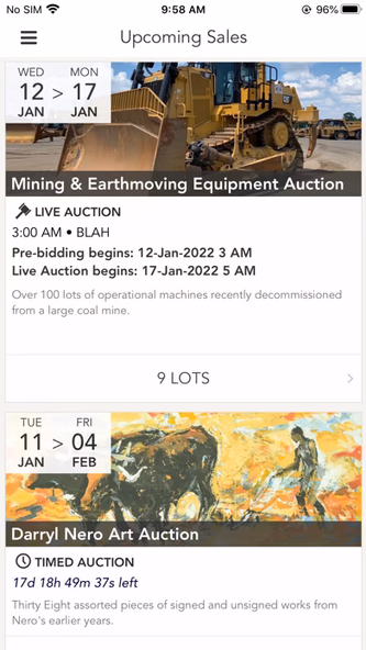 ABC Auctions Screenshot 1 - AppWisp.com ABC Auctions Screenshot 1 - AppWisp.com