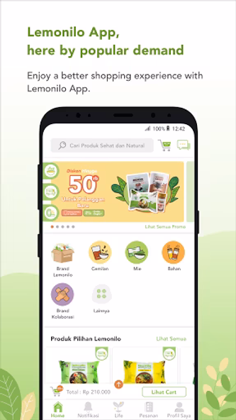 Lemonilo #SetiapLangkahBerarti Screenshot 3 - AppWisp.com Lemonilo #SetiapLangkahBerarti Screenshot 3 - AppWisp.com