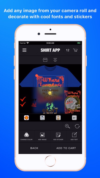 Shirt App Screenshot 2 - AppWisp.com Shirt App Screenshot 2 - AppWisp.com
