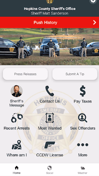 Hopkins County Sheriff Screenshot 1 - AppWisp.com Hopkins County Sheriff Screenshot 1 - AppWisp.com