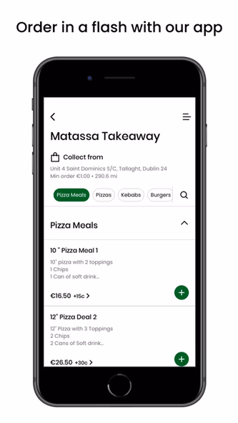 Matassa Takeaway Tallaght Screenshot 1 - AppWisp.com Matassa Takeaway Tallaght Screenshot 1 - AppWisp.com