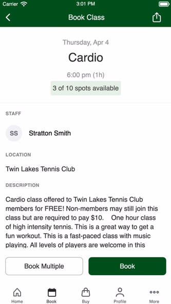 Twin Lakes Tennis Club Screenshot 3 - AppWisp.com Twin Lakes Tennis Club Screenshot 3 - AppWisp.com